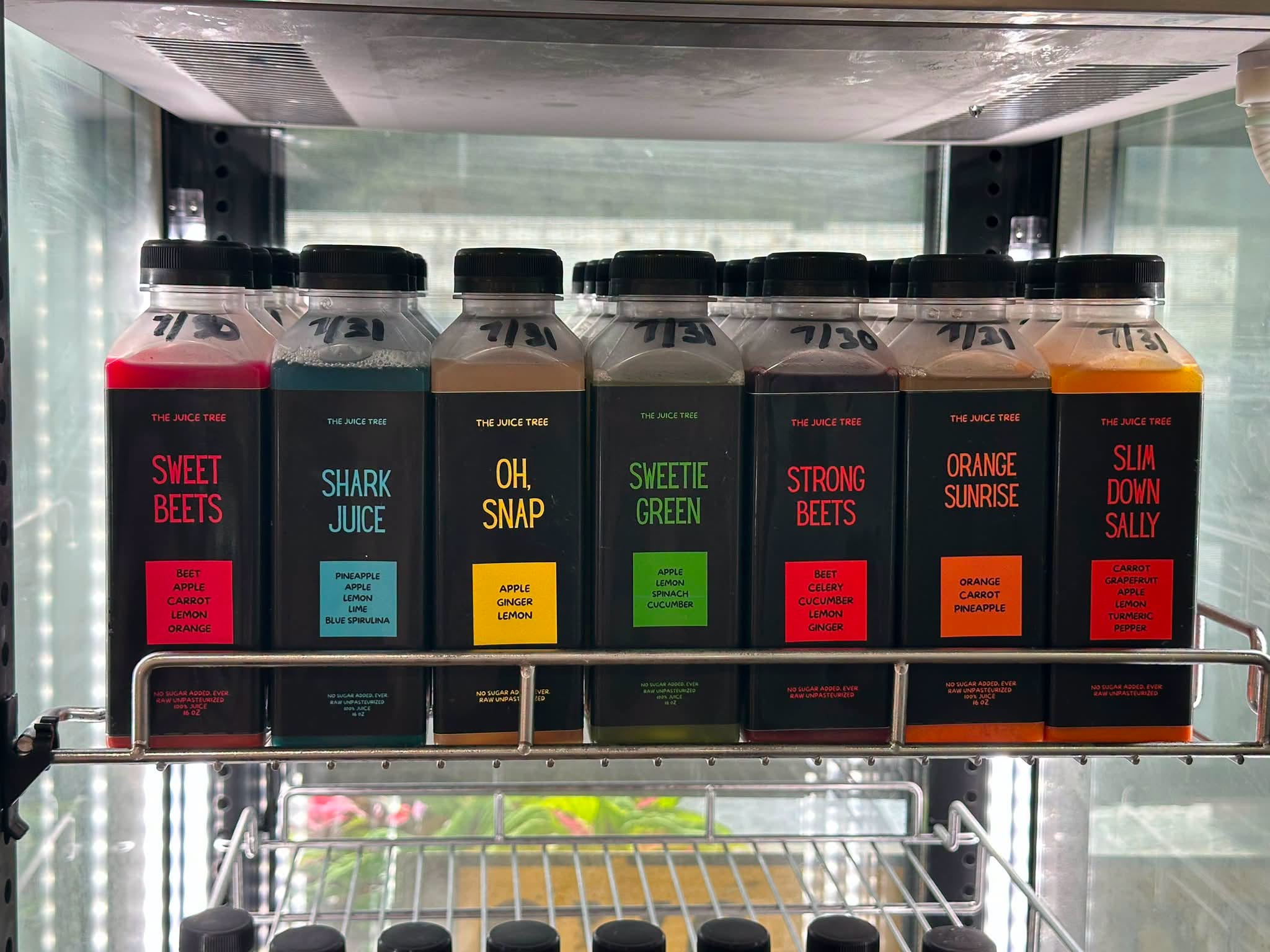 The Juice Tree lineup in the cooler
