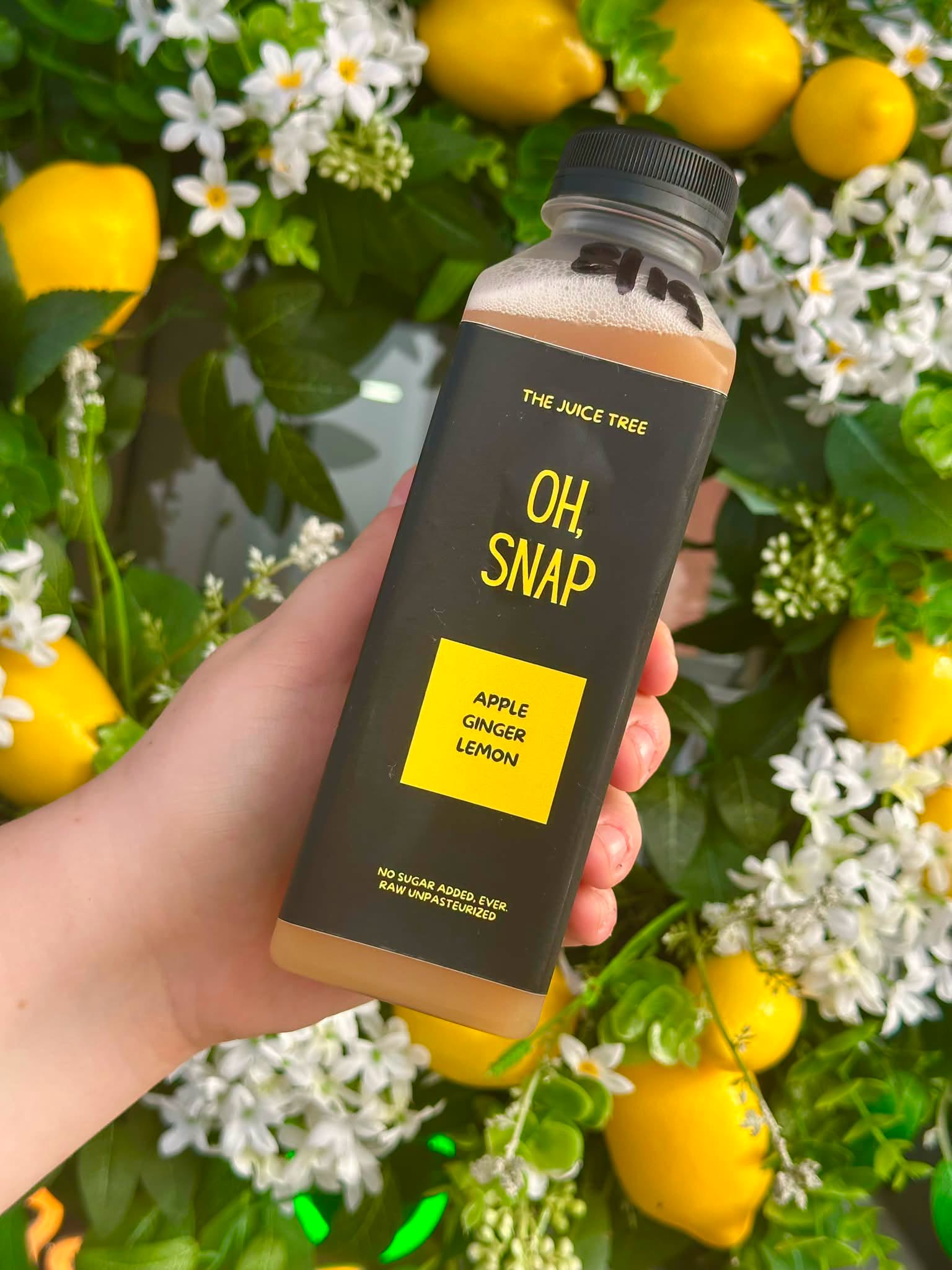 Oh, Snap cold-pressed juice by The Juice Tree
